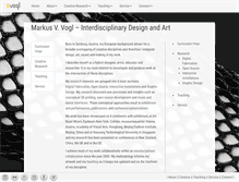 Tablet Screenshot of markusvogl.com